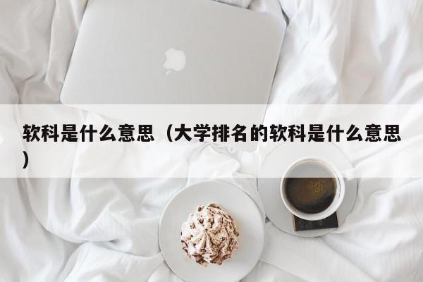 软科是什么意思（大学排名的软科是什么意思）