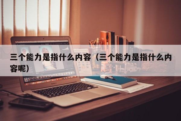 三个能力是指什么内容（三个能力是指什么内容呢）